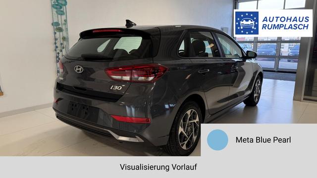 i30 Meta Blue Vorlauf, Beispielbilder, ggf. teilweise mit Sonderausstattung