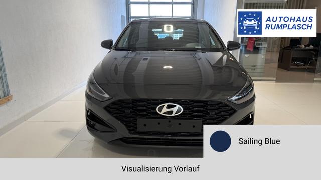 i30 Sailing Blue Vorlauf, Beispielbilder, ggf. teilweise mit Sonderausstattung