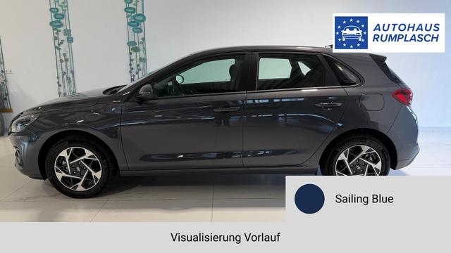 i30 Sailing Blue Vorlauf, Beispielbilder, ggf. teilweise mit Sonderausstattung