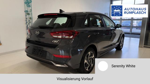i30 Serenity White Vorlauf, Beispielbilder, ggf. teilweise mit Sonderausstattung