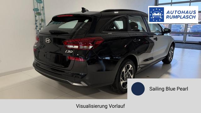 i30 Sailing Blue Vorlauf, Beispielbilder, ggf. teilweise mit Sonderausstattung