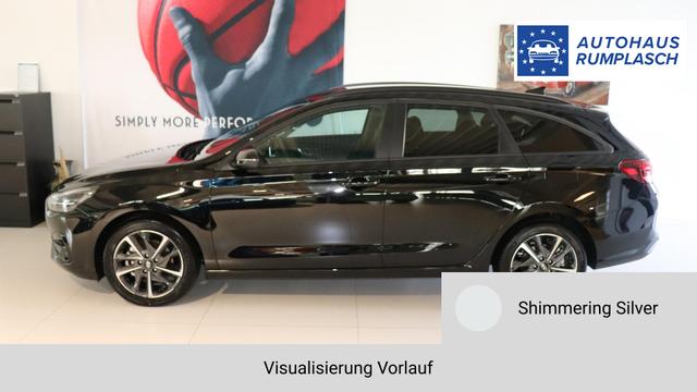 i30 Shimmering Silver Vorlauf, Beispielbilder, ggf. teilweise mit Sonderausstattung