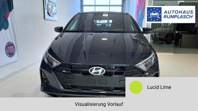 i20 Lucid Lime, Beispielbilder, ggf. teilweise mit Sonderausstattung