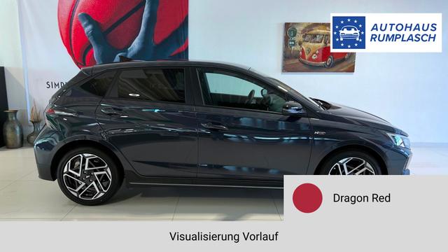 i20 Dragon Red Vorlauf, Beispielbilder, ggf. teilweise mit Sonderausstattung