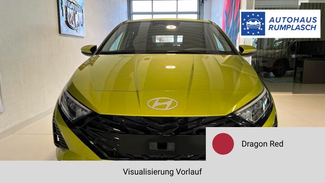 i20 Go Plus Dragon Red Vorlauf, Beispielbilder, ggf. teilweise mit Sonderausstattung