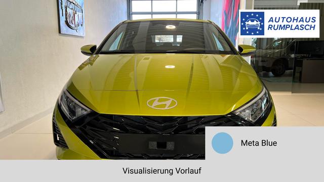 i20 Meta Blue Vorlauf, Beispielbilder, ggf. teilweise mit Sonderausstattung