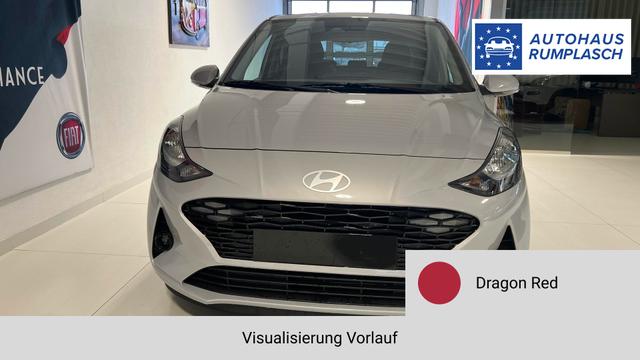 i10 Go Plus Dragon Red Vorlauf, Beispielbilder, ggf. teilweise mit Sonderausstattung