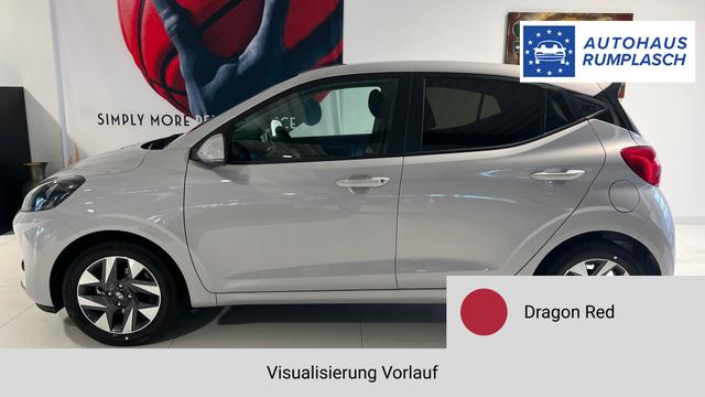 i10 Go Plus Dragon Red Vorlauf, Beispielbilder, ggf. teilweise mit Sonderausstattung