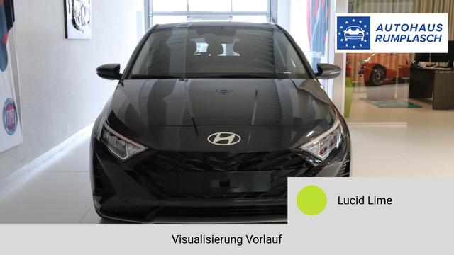 i20 GO Plus Lucid Lime Vorlauf, Beispielbilder, ggf. teilweise mit Sonderausstattung