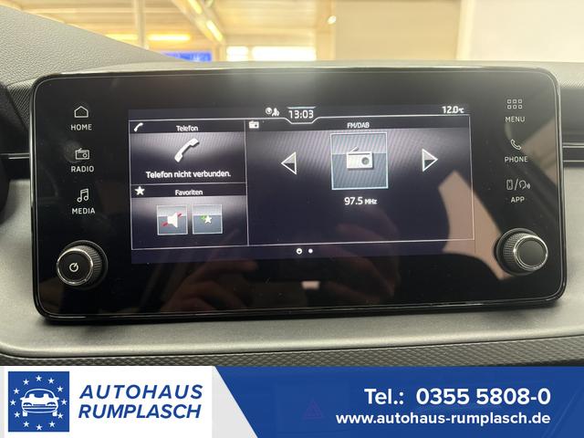 Skoda Kamiq - Easy TEMPOMAT NSW PDC ALU