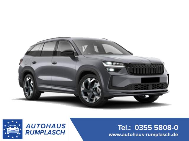 Skoda Kodiaq - Sportline 2.0 TSI DSG 4x4 7Sitzer*AHK*NAVI*SHZ*Matrix*360°*IPA*Keyless*Canton