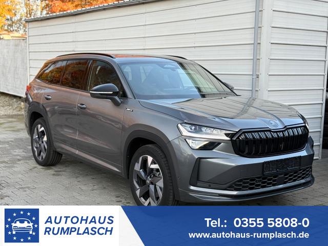 Skoda Kodiaq - Sportline 2.0 TDI DSG 4x4 7Sitzer*AHK*NAVI*SHZ*Matrix*360°*IPA*Keyless*Canton
