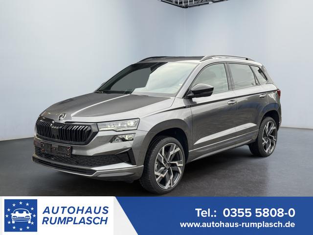 Skoda Karoq - 1,5 TSI DSG Sportline 2ZKli AHK ACC SHT PDC Kam 19Zo 5JG