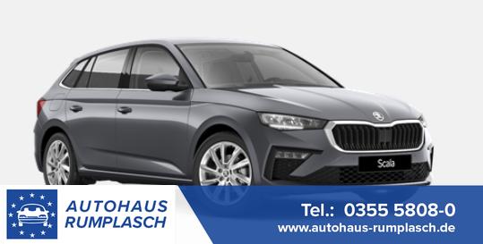 Skoda Scala - Sondermodell 130 Jahre PREMIUM 1.5 TSI 150PS DSG/AUTOMATIK, 17" Alu, Sonderfarbe/Metallic, Elektr. Heckklappe, Toter-Winkel, Kessy, Alarm, Climatronic, SunSet, Verlängerte Heckscheibe, Sitzheizung, Parksensoren vorne/hinten, Rückfahrkamera, Tempomat, Radio 8" + Wireless Smartlink