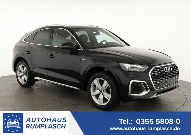 Audi Q5 Sportback - 55 TFSI e quattro S line TFSIe S-LINE, AHK, 19-Zoll, Teilleder