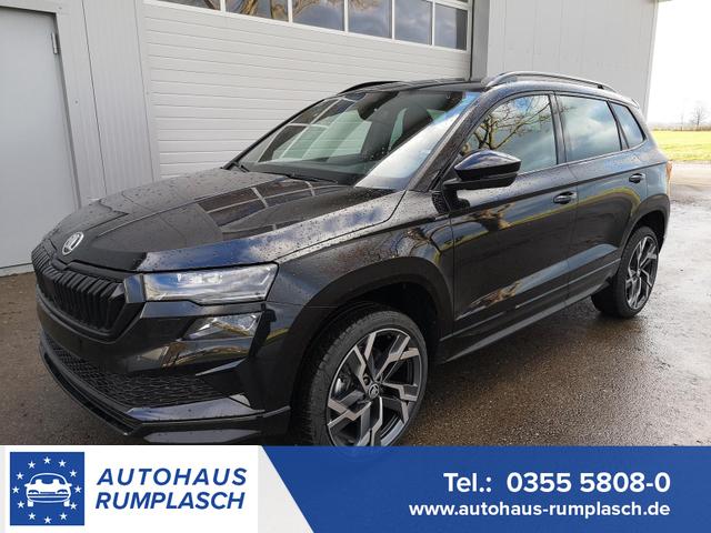 Skoda Karoq - Sportline 2.0TDI DSG 4x4 AHK Matrix Pano Sound Leder 19 Zoll