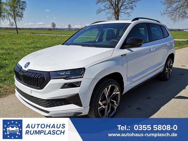 Skoda Karoq - Sportline 2.0TDI DSG 4x4 AHK Matrix Leder 19 Zoll