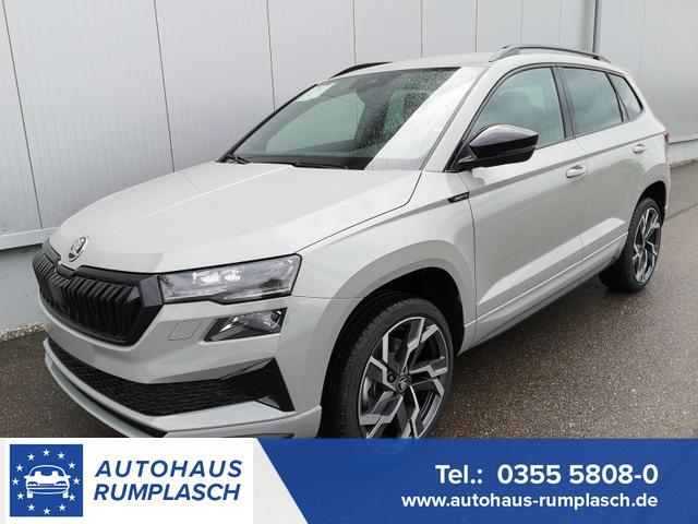 Skoda Karoq - Sportline 2.0TDI DSG 4x4 AHK Matrix Pano Sound Leder 19 Zoll