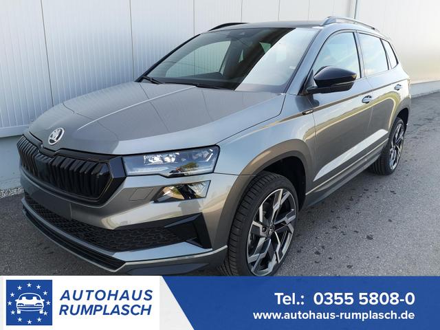 Skoda Karoq - Sportline 2.0TDI DSG 4x4 AHK Matrix Pano Sound Leder 19 Zoll