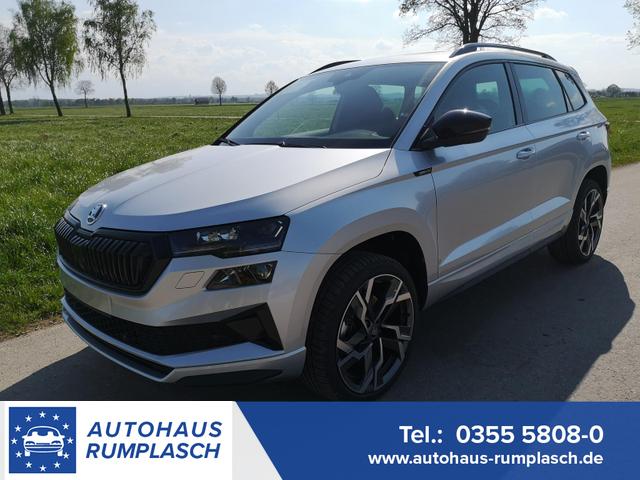 Skoda Karoq - Sportline 2.0TDI DSG 4x4 AHK Matrix Pano Sound Leder 19 Zoll