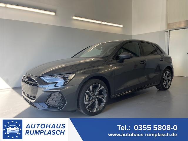 Audi A3 Sportback - S line TFSI quattro GV3+AHK+Alu18+Navi+Cam+eHeck+Sound+ACC+OptikSchwarz