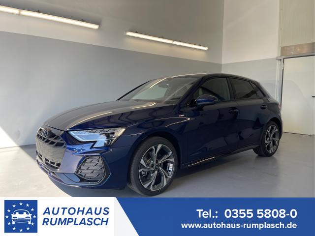Audi A3 Sportback - S line TFSI quattro GV3+AHK+Alu18+Navi+Cam+eHeck+Sound+ACC+OptikSchwarz