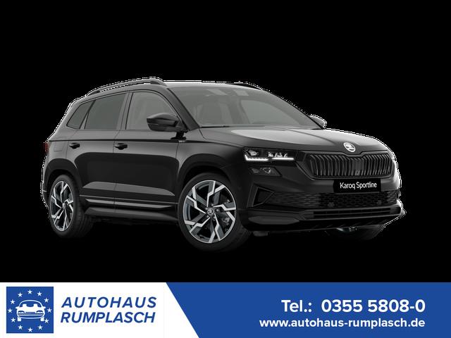 Skoda Karoq - Sportline 2.0 TSI DSG 4x4 GV4+AHK+Navi+360&deg;+Pano+Keyless+LM19+Matrix+eHeck