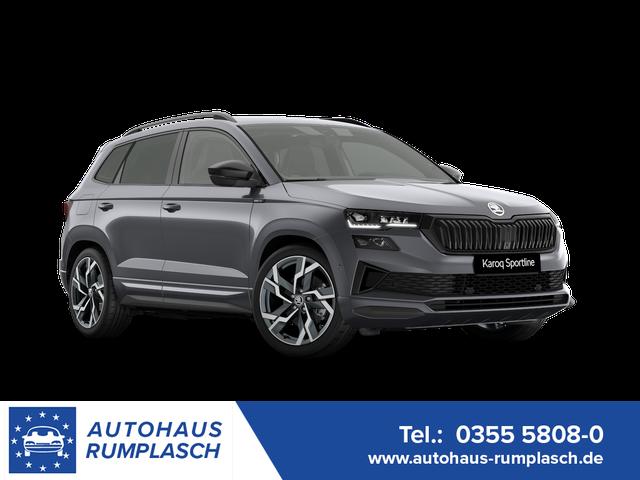 Skoda Karoq - Sportline 2.0 TSI DSG 4x4 GV4+AHK+Navi+360&deg;+Pano+Keyless+LM19+Matrix+eHeck