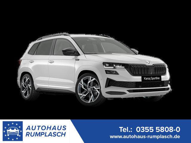 Skoda Karoq - Sportline 2.0 TSI DSG 4x4 GV4+AHK+Navi+360&deg;+Pano+Keyless+LM19+Matrix+eHeck