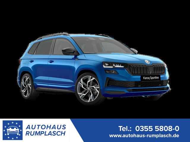 Skoda Karoq - Sportline 2.0 TSI DSG 4x4 GV4+AHK+Navi+360&deg;+Pano+Keyless+LM19+Matrix+eHeck
