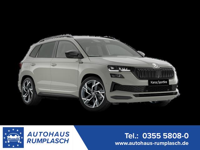 Skoda Karoq - Sportline 2.0 TSI DSG 4x4 GV4+AHK+Navi+360&deg;+Pano+Keyless+LM19+Matrix+eHeck