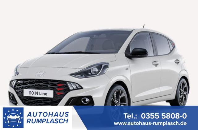 Hyundai i10 - 1.0 T-GDI 90 PS 5MT N Line 5 Sitzer / Navi Sitz + Lenkradheizung Klimaautomatik Einparkhilfe H Kamera