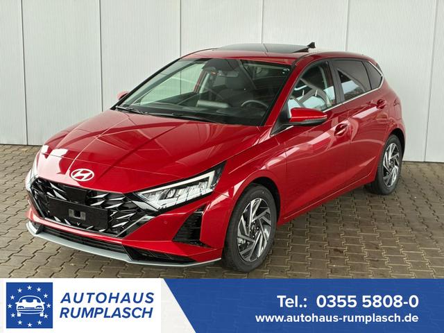 Hyundai i20 - 1.0 Premium 7DCT 48V / Schiebedach LED BOSE-Soundsystem ACC PDC V&H + Kamera Sitz Lenkradheizung Alu 16"