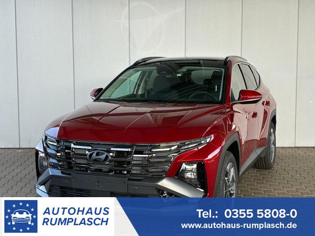 Hyundai TUCSON - E-Motion 1.6 T-GDI 2WD 48V DCT / Panoramadach ACC Sitz + Lenkradheizung LED Navi PDC V&H Kamera Alu 18"