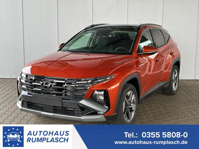 Hyundai TUCSON - E-Motion 1.6 T-GDI 2WD 48V DCT / Panoramadach ACC Sitz + Lenkradheizung LED Navi PDC V&H Kamera Alu 18"