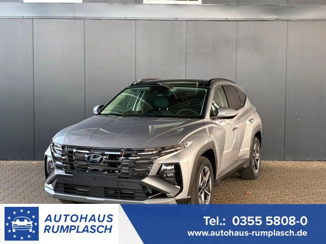 Hyundai TUCSON - Comfort Plus 1.6 T-GDI 4WD 48V DCT / Matrix-LED Pano-Dach ACC Shz hi + vo Teilleder Alu 18"