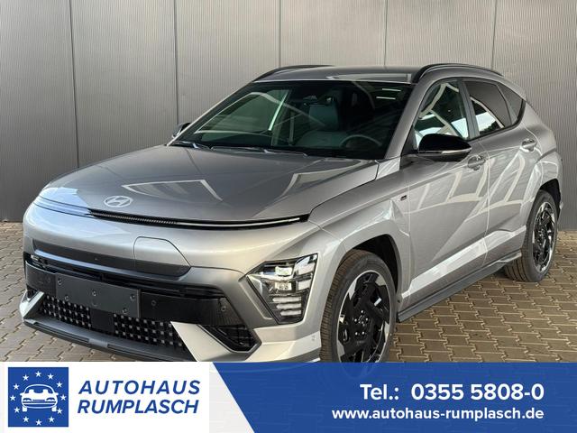 Hyundai KONA Elektro - N-Line 64,8 kWh / Head-up 360 Grad Sitzheizung + Bel&uuml;ftung ACC Keyless Totwinkel LED Alu 19''