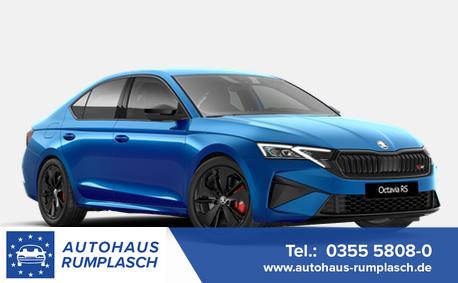 Skoda Octavia - RS 2,0 TSI 195kW/230PS DSG 7-Gang, 5-Jahre Skoda-Garantie, ACC, Matrix, el. Heckklappe, beh. Sitze v.+ Windschutzscheibe + Lenkrad, Climatronic, PDC v+h, Kamera, NAVI, VIRTUAL COCKPIT, Smart Link, Kessy, SIDE ASSIST