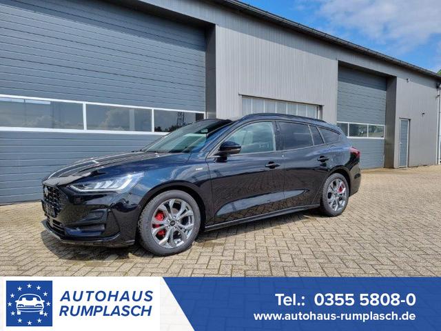 Ford Focus Turnier - 1.0 125PS ST-Line X Voll-Leder elektr. Heckklappe Winterpaket Rückf.Kamera ACC Klimaautomatik Sitzheizung Lenkradheizung Frontscheibe beheizb. Ford-Navi SYNC 4 B+O Sound DAB+ Bluetooth Apple Carplay Android Auto PDC v+h 2xKeyless 17-LM