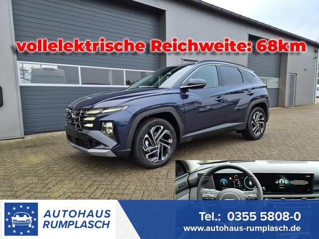 Hyundai TUCSON - 1.6 T-GDI 252PS Automatik PHEV Prime FACELIFT MY2025 Voll-Leder elektr. Heckklappe Sitzheizung v+h Lenkradheizung ACC Klimaautomatik HUD Navi Krell-Sound 12,3"-Touchscreen DAB+ wireless Apple CarPlay + Android Auto PDC 4xKamera 2xKeyless 19-LM