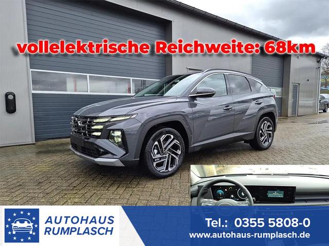 Hyundai TUCSON - 1.6 T-GDI 252PS Automatik PHEV Prime FACELIFT MY2025 Voll-Leder elektr. Heckklappe Sitzheizung v+h Lenkradheizung ACC Klimaautomatik HUD Navi Krell-Sound 12,3"-Touchscreen DAB+ wireless Apple CarPlay + Android Auto PDC 4xKamera 2xKeyless 19-LM