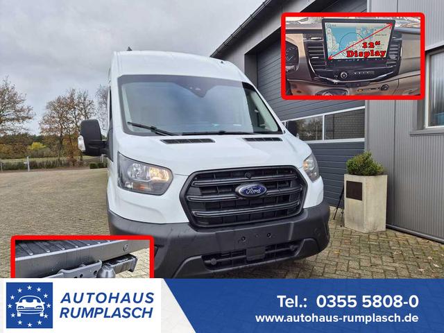 Ford Transit - 350 L4H3 2.0 EcoBlue 130PS Trend Heckantrieb 3,5t 2-Sitzer AHK Sitzheizung Frontscheibe beheizb. Klimaautomatik Navi PDC v+h Bluetooth DAB Apple CarPlay Android Auto Tempomat Ganzj.Reifen