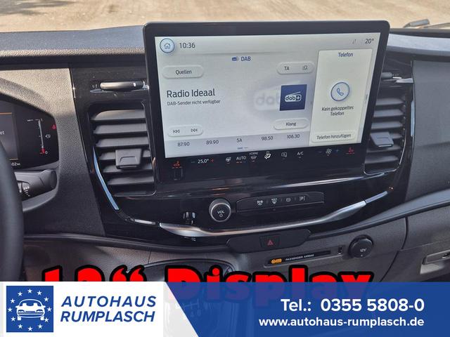 Ford Transit - L2H2 2.0 EcoBlue 165PS Trend Heckantrieb 3,5t 2-Sitzer AHK Sitzheizung Lenkradheizung Frontscheibe beheizb. Klimaautomatik PDC v+h Rückf.Kamera Bluetooth DAB Apple CarPlay Android Auto Tempomat Ganzj.Reifen