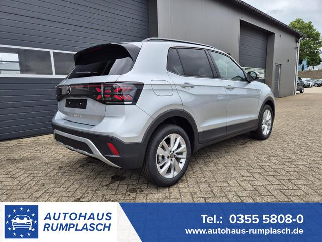 Volkswagen T-Cross - 1.0 TSI 116PS DSG Life LED-Matrix-Scheinwerfer Klimaautomatik Sitzheizung PDC Rückf.Kamera 17-LM abged.Scheiben 2xKeyless DAB+ Bluetooth Touchscreen Apple CarPlay Android Auto