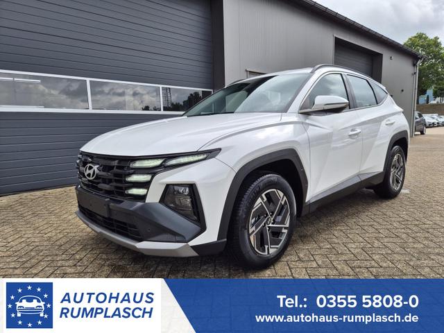 Hyundai TUCSON - 1.6 T-GDI 160PS Sitzheizung Lenkradheizung Klimaautomatik Navi 12,3"-Touchscreen DAB+ wireless Apple CarPlay + Android Auto PDC v+h Rückf.Kamera 2xKeyless 17-LM