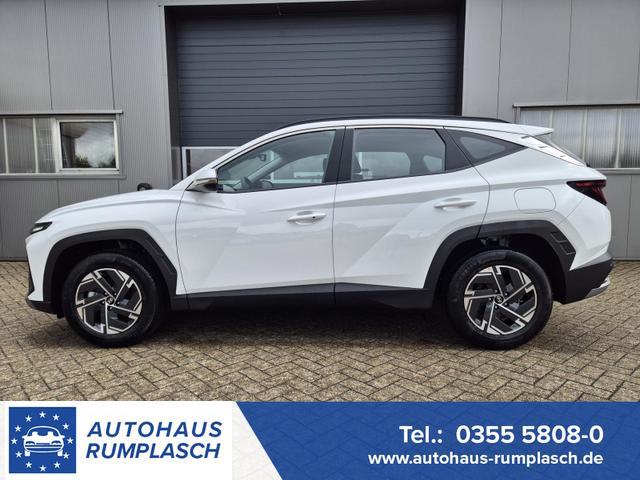 Hyundai TUCSON - 1.6 T-GDI 160PS Sitzheizung Lenkradheizung Klimaautomatik Navi 12,3"-Touchscreen DAB+ wireless Apple CarPlay + Android Auto PDC v+h Rückf.Kamera 2xKeyless 17-LM