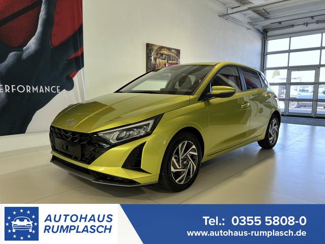 Hyundai i20 - GO+ 1.0 T-GDI DCT 74 kW (100PS) Navigationssystem, Klimaautomatik, Rückfahrkamera, DAB, Apple CarPlay, Android Auto, Sitzheizung, Lenkradheizung, Spurassistent, Tempolimit-Assistent, 16"-Leichtmetallfelgen, Virtual Cockpit,