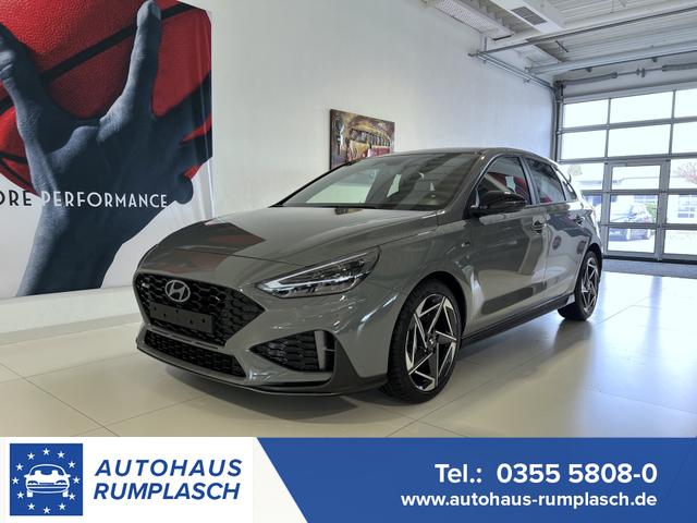 Hyundai i30 - N Line 1.5 T-GDI DCT 48V 103 kW (140 PS) Adaptiver Tempomat, Toter-Winkel-Assistent, N-Line Sitzpaket, 2-Zonen-Klimaautomatik, Lenkradheizung, Sitzheizung, Navigationssystem, Apple Carplay, Android Auto, LED-Scheinwerfer, 18 Zoll Leichtmetallfelgen, uvm.