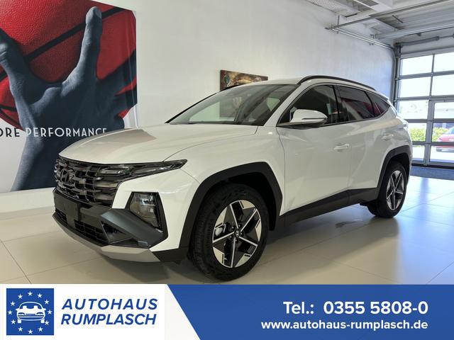 Hyundai TUCSON - GO+ 1.6 T-GDI Hybrid 2WD AT 158 kW / 215 PS 2-Zonen-Klimaautomatik, Android Auto, Apple CarPlay, Voll-LED Scheinwerfer, Keyless Go, Navigationssystem, Virtual Cockpit, 18 Zoll Leichtmetallfelgen, uvm.