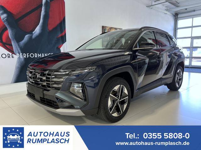 Hyundai TUCSON - GO+ 1.6 T-GDI Hybrid 4WD AT 158 kW / 215 PS Zwei-Ton-Lackierung, 2-Zonen-Klimaautomatik, Android Auto, Apple CarPlay, Voll-LED Scheinwerfer, Keyless Go, Navigationssystem, Virtual Cockpit, 18 Zoll Leichtmetallfelgen, uvm.